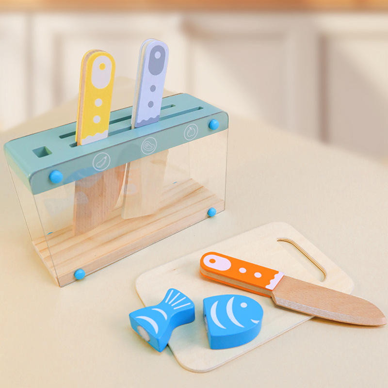 Little Kitchen Accessories – Wooden Pretend Play Cooking Set for Kids