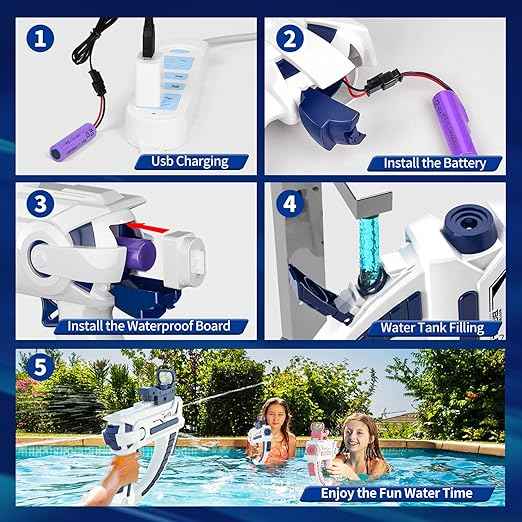 Space Gun Toy – Light & Sound Blaster for Kids