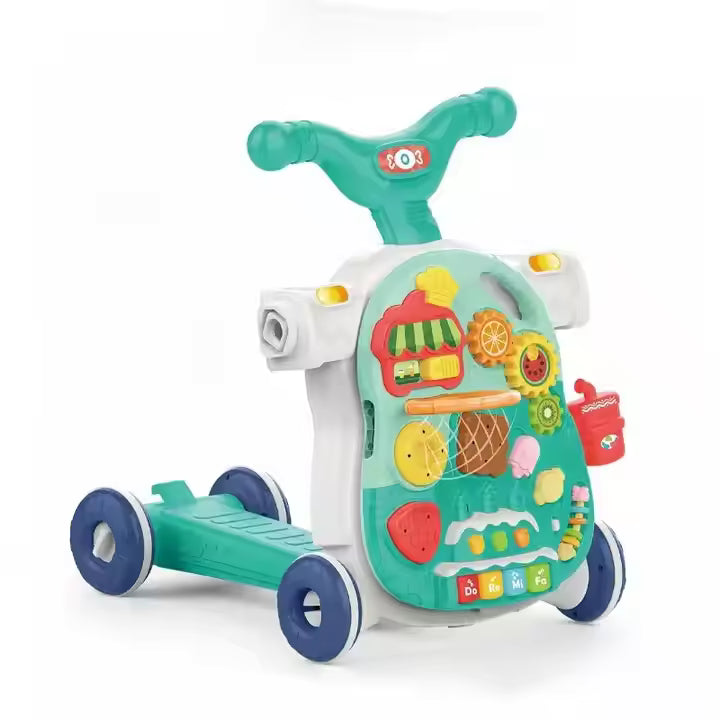 5-in-1 Baby Walker, Rocker & Activity Table – Multi-Stage Ride-On Toy