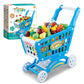 Kids Shopping Cart Playset – Pretend Play Supermarket Fun!
