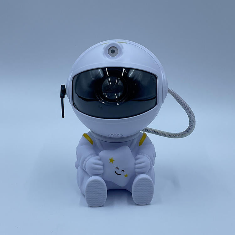 Sitting Astronaut Galaxy Projector Lamp – LED Star Night Light for Bedroom Decor