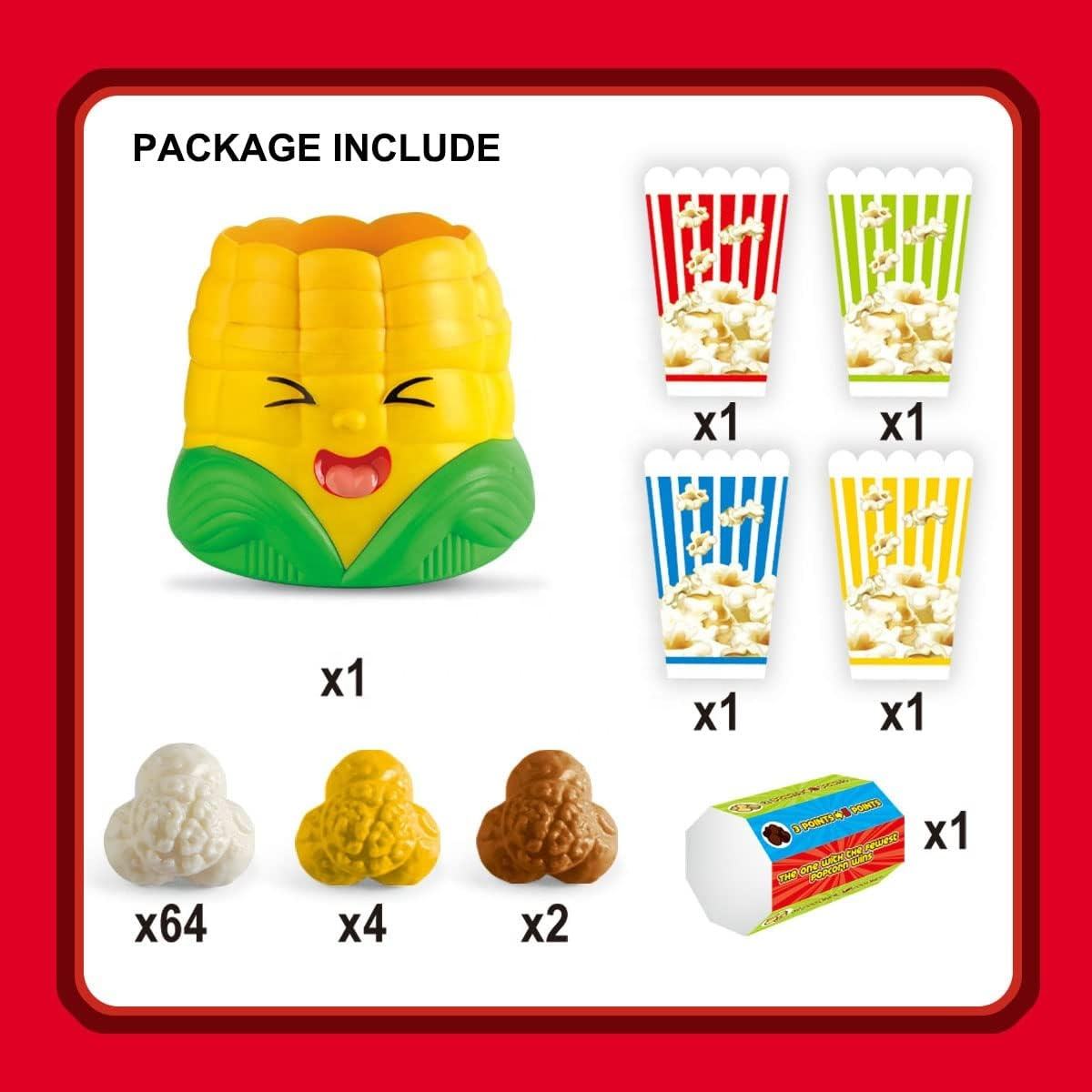 Fun Popcorn Shooting Game Toy – Interactive Corn Pop Game for Kids & Family