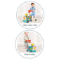 5 in 1 Musical Ride-On Train Toy with Lights & Sound – Push & Play Activity Toy for Toddlers