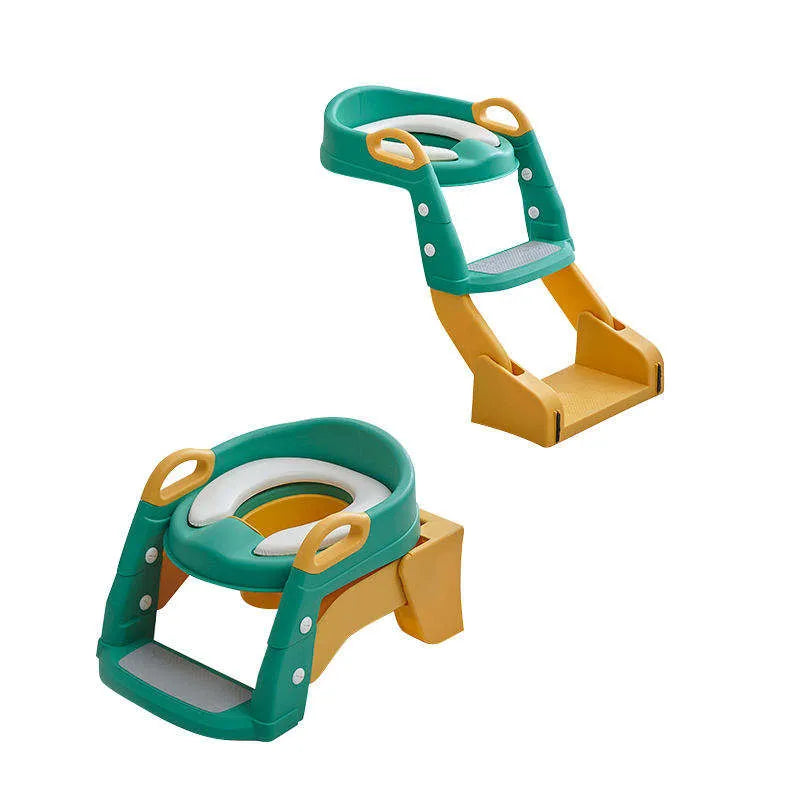 2-in-1 Potty Training Seat with Ladder – Adjustable Toddler Toilet Trainer