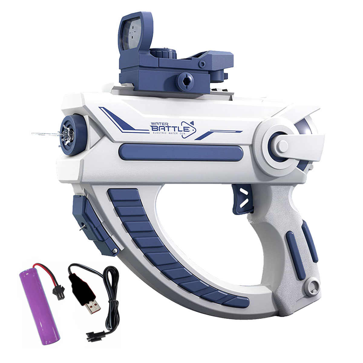 Space Gun Toy – Light & Sound Blaster for Kids