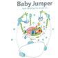Baby Jumper – Adjustable Activity Bouncer with 360° Rotating Seat & Interactive Toys for Fun & Development