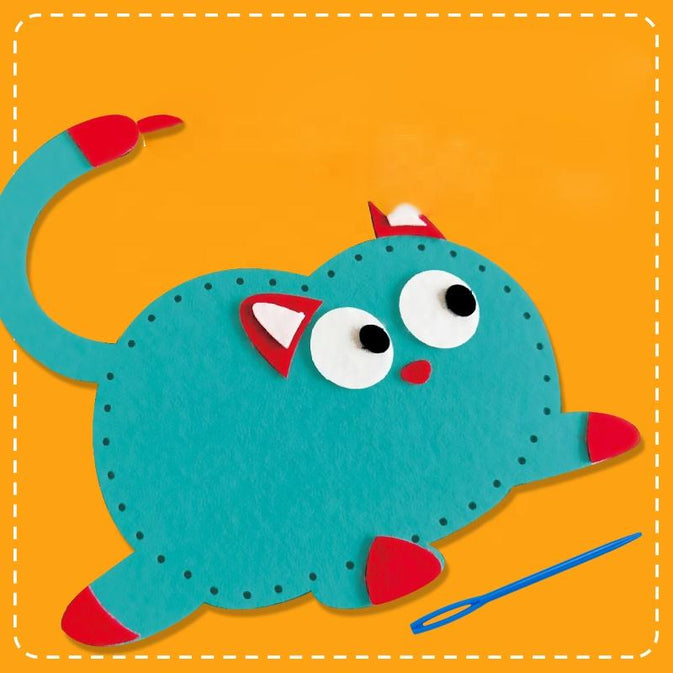 Kids Sewing kit – Animal Felt Craft Kit for Kids