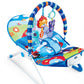 Vibrating Baby Bouncer Chair with Toy Bar – Jungle Theme, Soft Seat & Safety Harness