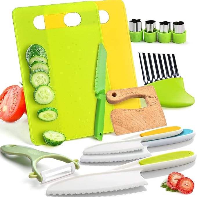 Perfect Kids Kitchen Set – Safe Cooking Tools for Children (10-Piece Set, 3+ Years)