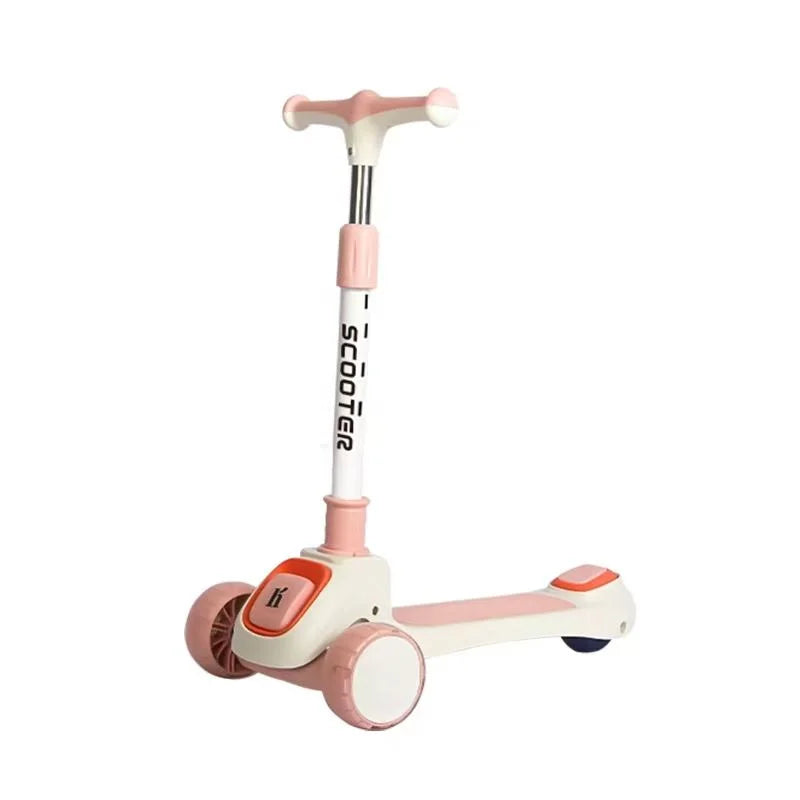 3-Wheel Kids Scooter with Adjustable Seat & Handlebar  4 Colors