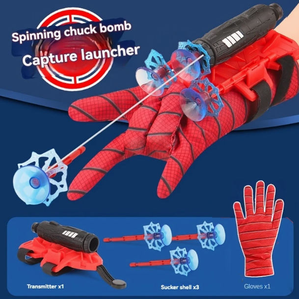 Spider Hero Wrist Launcher Toy Glove & Shooter Set