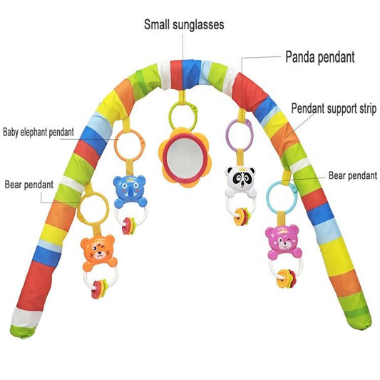 Children’s Pedal Piano Gym Mat – Baby Play Mat with Hanging Toys and Musical Keyboard