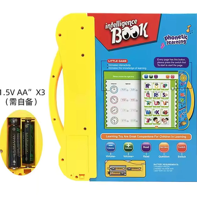 Interactive Talking Book for Kids – Phonics, Nursery Rhymes & Learning Activities (With Pen)