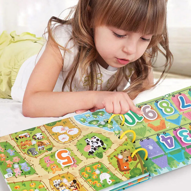 Numeral Busy Book – Early Learning Educational Activity Book