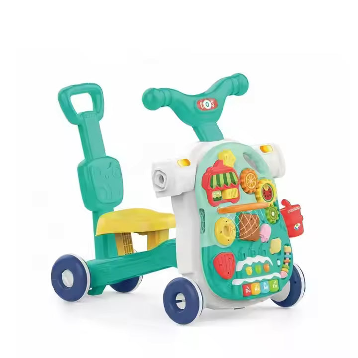5-in-1 Baby Walker, Rocker & Activity Table – Multi-Stage Ride-On Toy