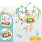 Baby Jumper – Adjustable Activity Bouncer with 360° Rotating Seat & Interactive Toys for Fun & Development