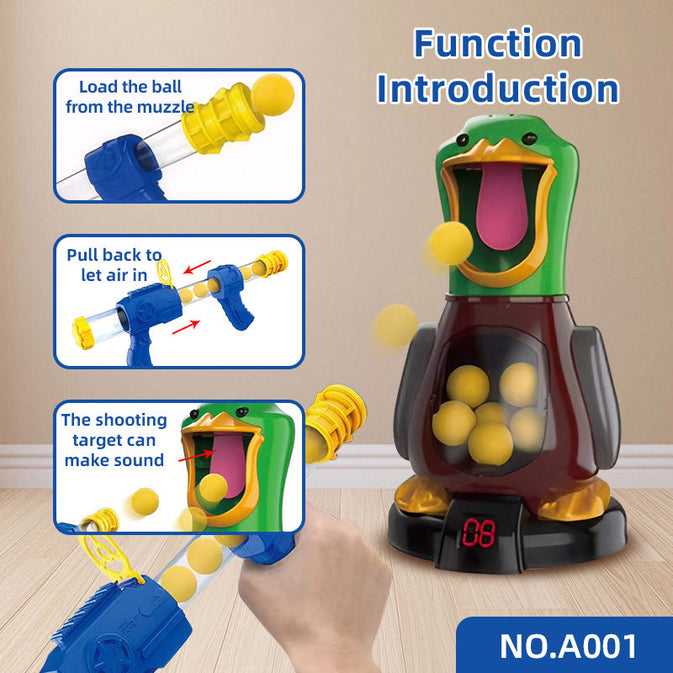 Duck Target Shooting Game – Launcher with Score Counter | One Gun |