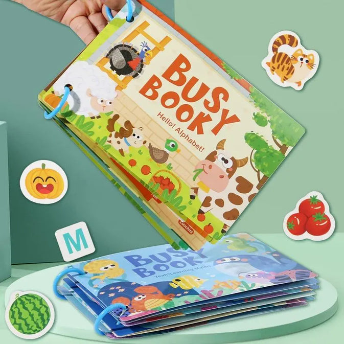 Animals Busy Book – Early Learning Activity Book