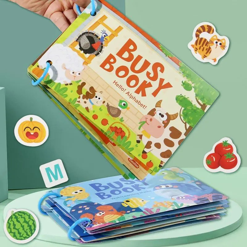 Animals Busy Book – Early Learning Activity Book