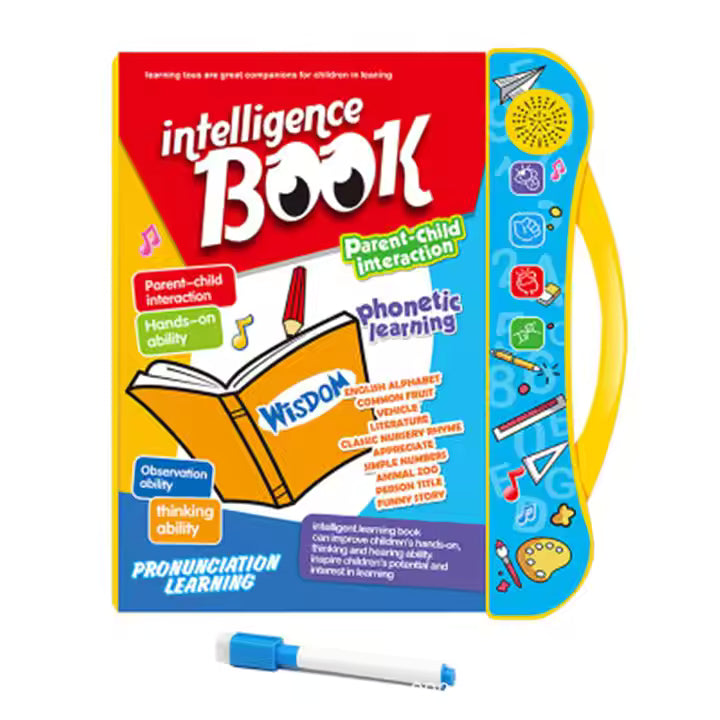 Interactive Talking Book for Kids – Phonics, Nursery Rhymes & Learning Activities (With Pen)
