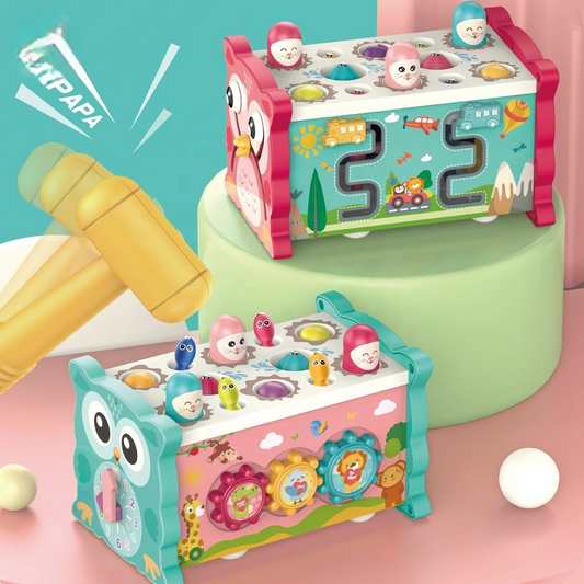 Multifunction 6 Sides Plastic Busy Box Child Activity Cube Educational for Children