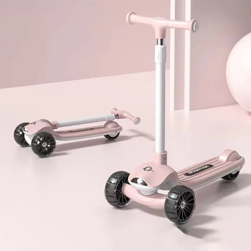 Kids Foldable Kick Scooter Three Wheels