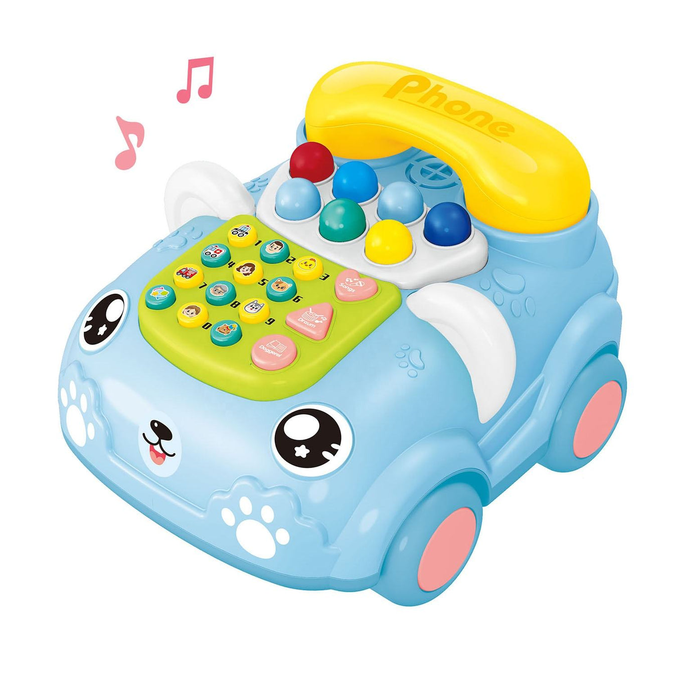 Musical Puppy Toy Phone for Toddlers – Educational Light & Sound Toy for Kids