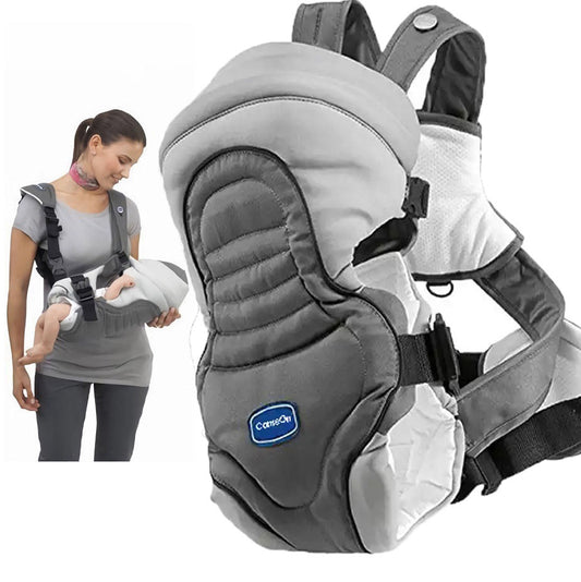 Soft & Dream Baby Carrier – 3-in-1 Design | For Newborns 0 Months+ | Adjustable & Breathable Support
