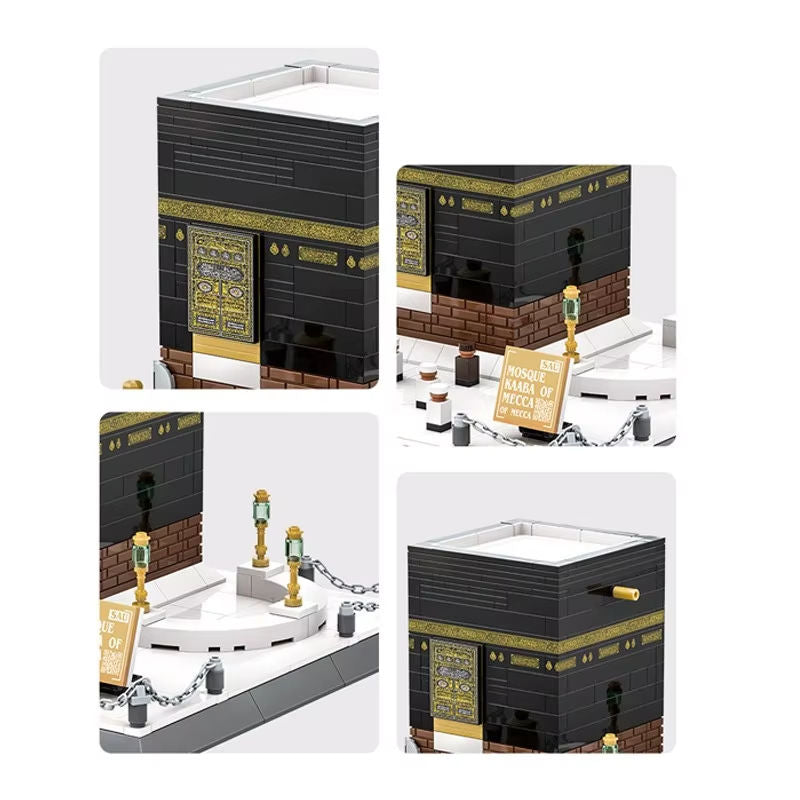 Mosque Kaaba Architecture Building Blocks Set – 446 Pieces Educational Toy