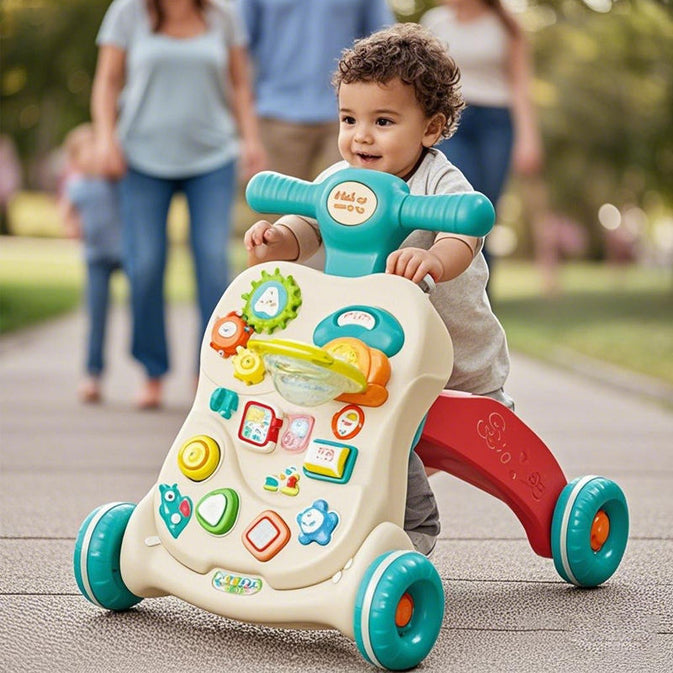 Interactive Baby Walker with Music, Lights, and Fun Buttons
