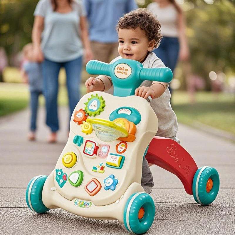 Interactive Baby Walker with Music, Lights, and Fun Buttons