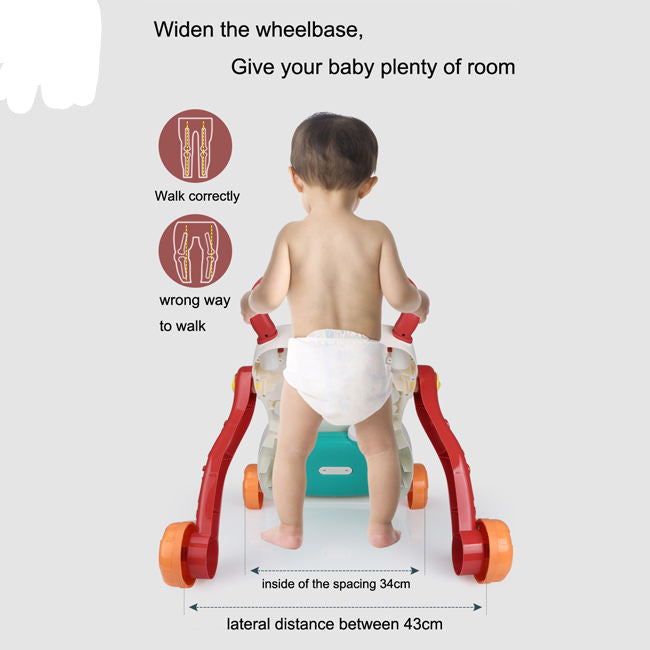 Baby Musical Activity Walker –  Learning, Walking & Play Center with Lights, Sounds & Shape