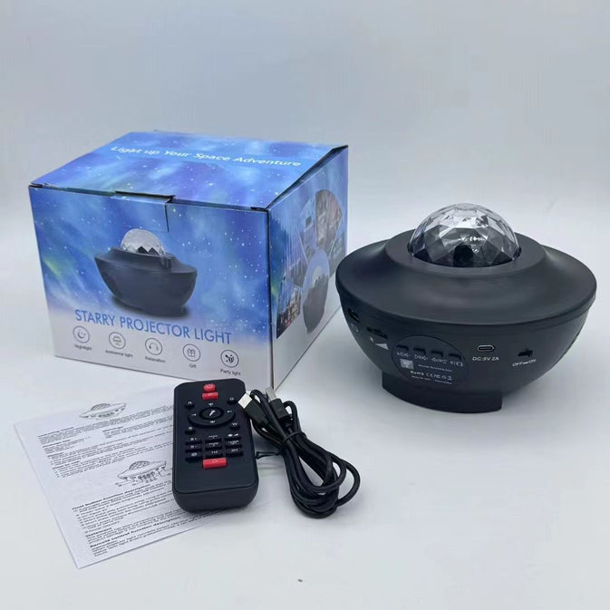 LED Night Light Ocean Wave Projector – 7 in 1 Star Mood Light