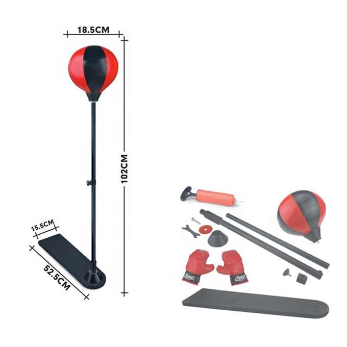 Adjustable Kids Boxing Set – Punching Bag with Gloves