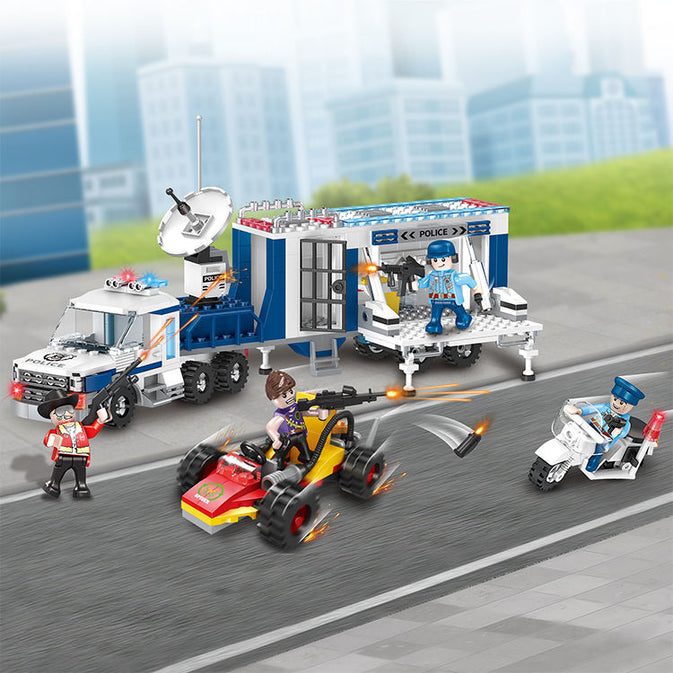 Police Mobile Command System Building Blocks Set – 406 PCS