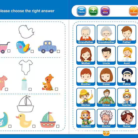 Interactive Talking Book for Kids – Phonics, Nursery Rhymes & Learning Activities (With Pen)