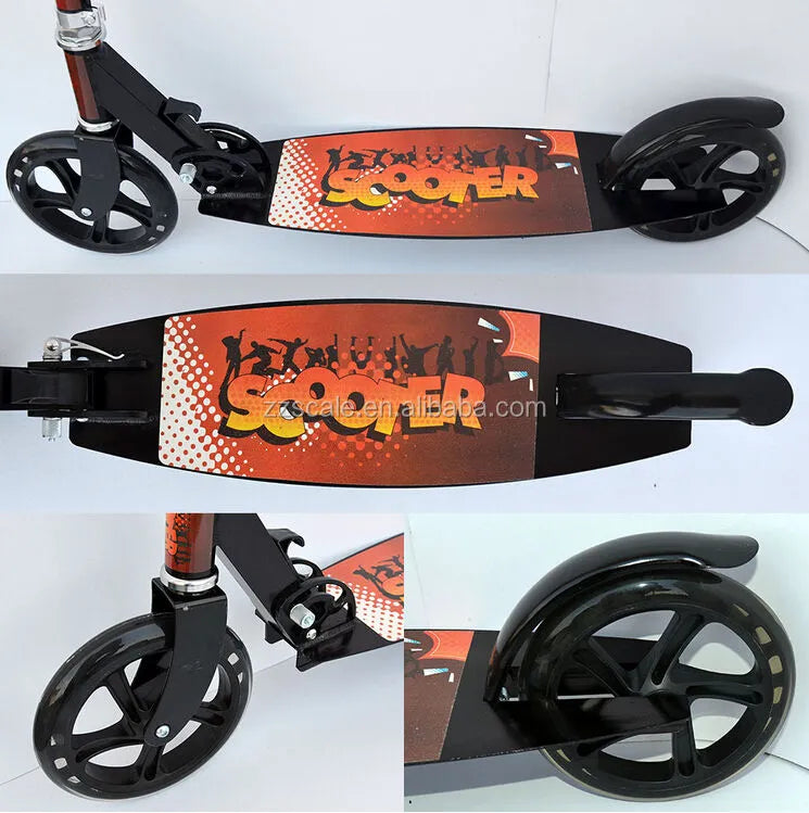 Kids Foldable Kick Scooter with Large Wheels