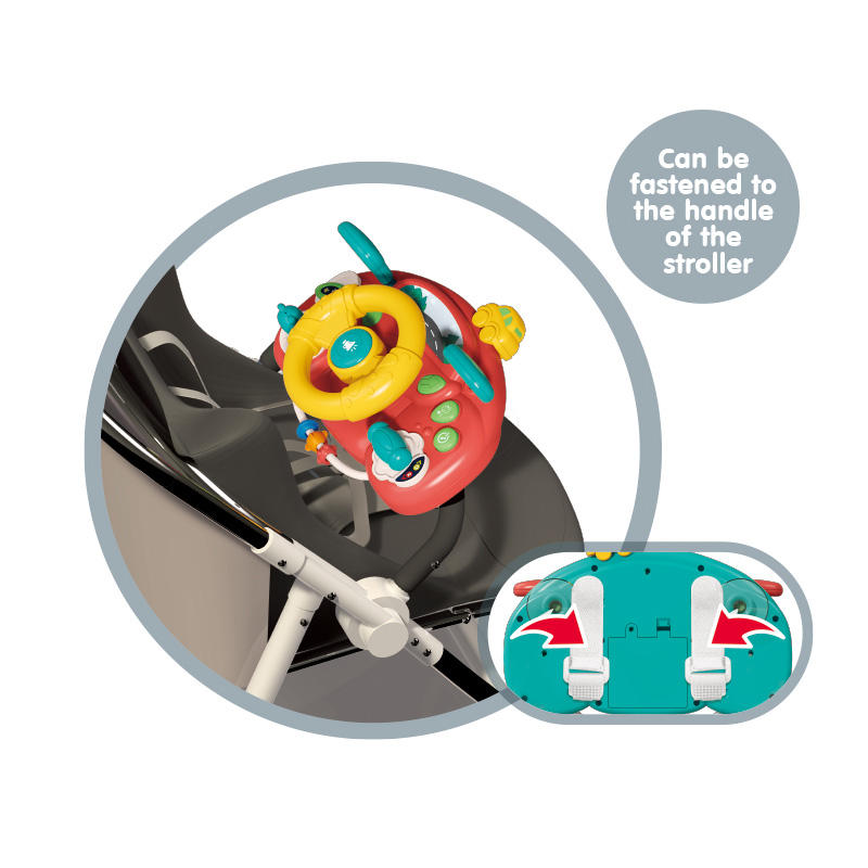 Kids Musical Steering Wheel Toy – Interactive Driving Simulation Toy