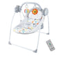 Electric Baby Swing with Remote Control – Soft Padded Seat & Hanging Toys | Music & Timer Function