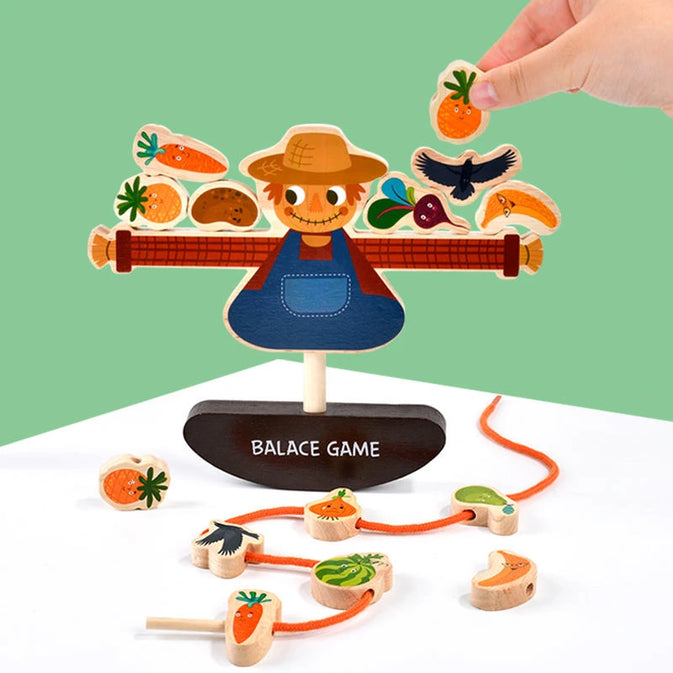Scarecrow Balancing Blocks Shake! - Kids Balance Stacking Game