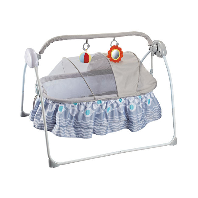 Baby Cradle  Electric Rocking Bassinet with Remote Control