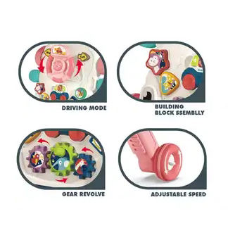 3-in-1 Multifunctional Baby Walker & Activity Center – Musical Steering Toy