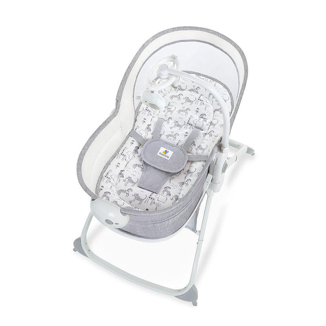 Multifunctional Baby Rocker & Bouncer Chair with Music & Hanging Toys – Comfortable & Adjustable