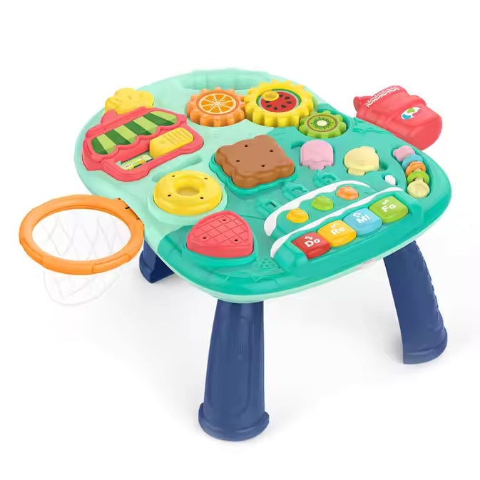 2-in-1 Baby Walker & Activity Table – Educational Toy for Early Learning (12M+)