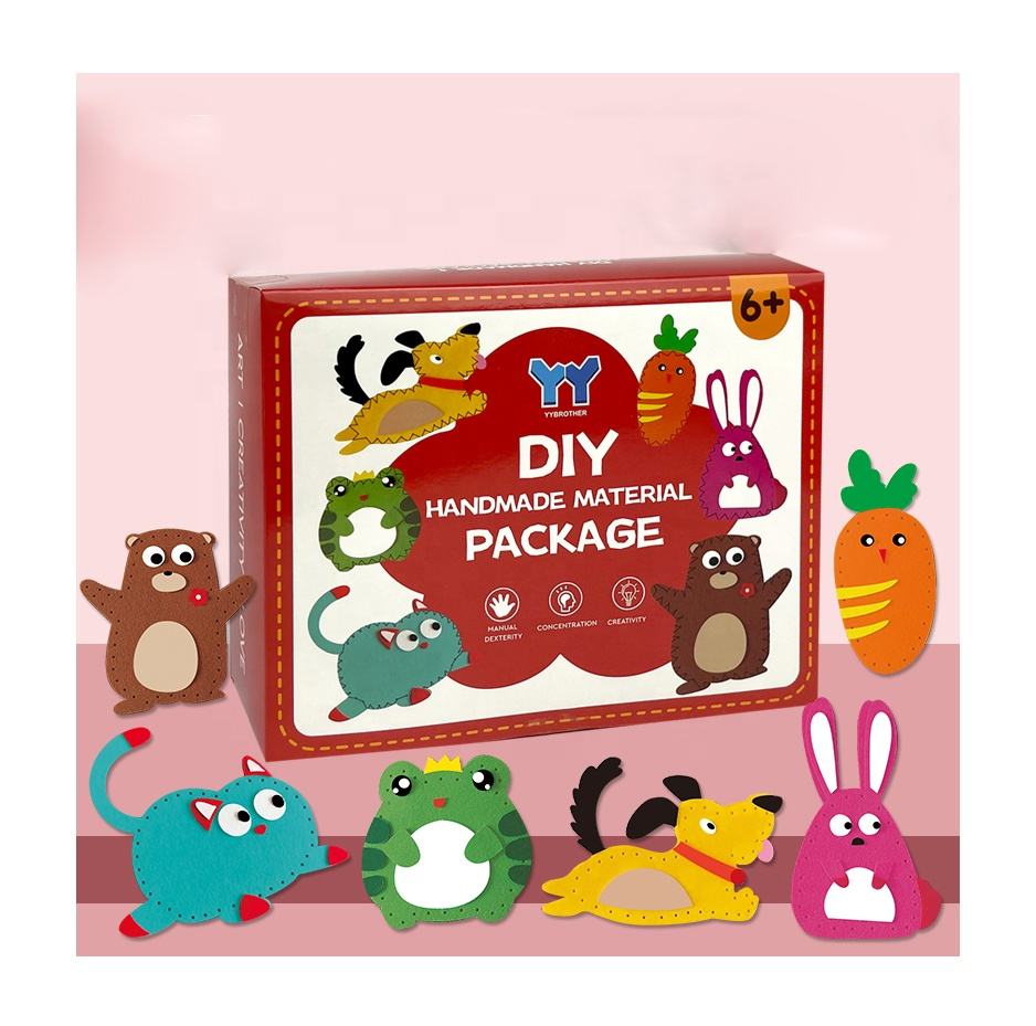 Kids Sewing kit – Animal Felt Craft Kit for Kids