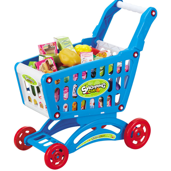 Kids Shopping Cart Playset – Pretend Play Supermarket Fun!