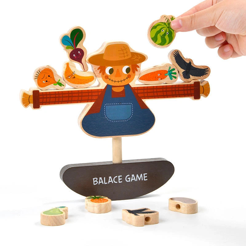 Scarecrow Balancing Blocks Shake! - Kids Balance Stacking Game