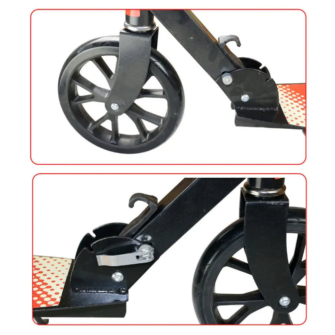 Kids Foldable Kick Scooter with Large Wheels