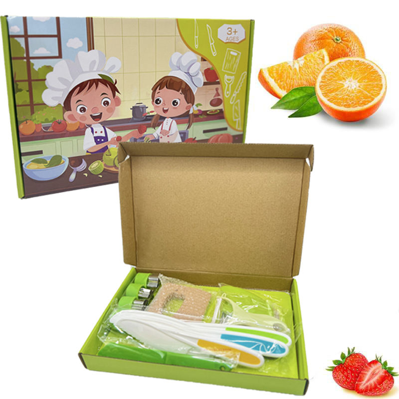 Perfect Kids Kitchen Set – Safe Cooking Tools for Children (10-Piece Set, 3+ Years)