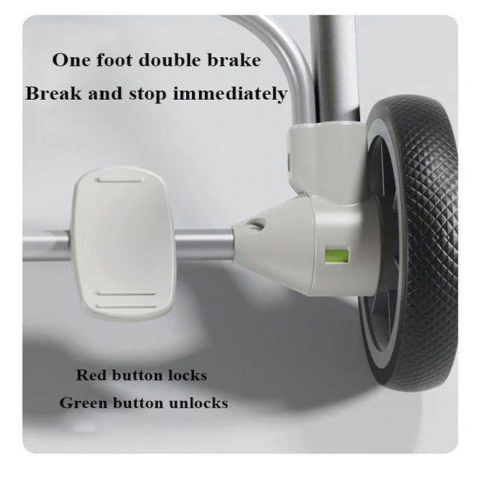 Luxury Baby Stroller – Foldable Travel Pram with Sunshade (Only For Karachi Customers)